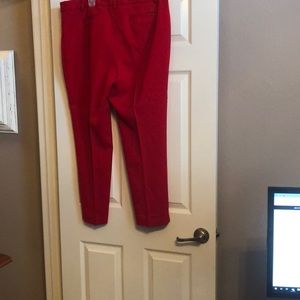 Red Talbots slacks